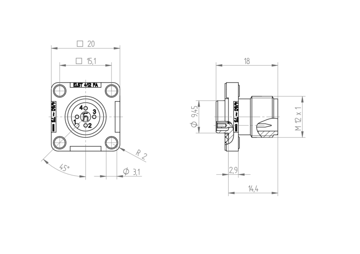 ECM 412 FA - Receptacles | Belden